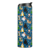 フェスティバル猫のクリスマスコスチューム柄 タンブラー (回転左)