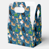 フェスティバル猫のクリスマスコスチューム柄 フェイバーボックス (オープン)