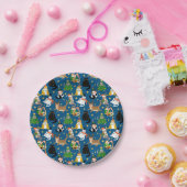 フェスティバル猫のクリスマスコスチューム柄 ペーパープレート (パーティー)