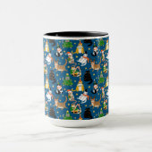 フェスティバル猫のクリスマスコスチューム柄 マグカップ (中央)