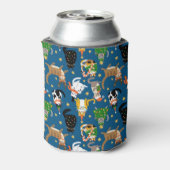 フェスティバル猫のクリスマスコスチューム柄 缶クーラー (缶裏面)