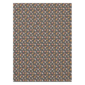 フェスティバル猫のライトクリスマスパターン テーブルクロス (正面)