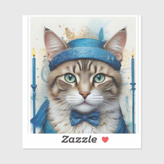 フェスティバル猫よくはしゃぐの変装 シール (シート)