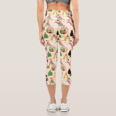 フェスティバル猫クリスマスパターン カプリレギンス (裏面)