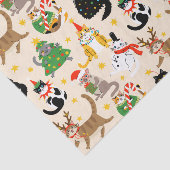 フェスティバル猫クリスマスパターン 薄葉紙 (詳細)