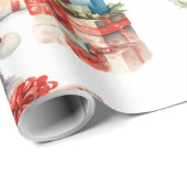 フェスティバル猫クリスマスラッピング紙 ラッピングペーパー (ロールコーナー)