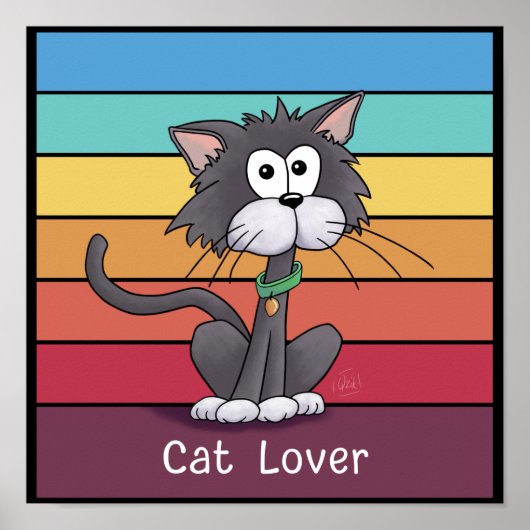 フェスティバル猫好きポスター ポスター (正面)