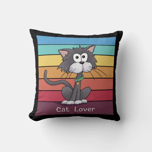 フェスティバル猫好き装飾用クッション クッション (正面)
