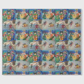 フェスティバル猫用ラッピング紙4 ラッピングペーパー (フラット)