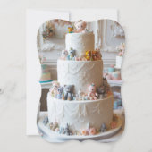 フェスティバル玩具付飾き白層ケーキ (正面)