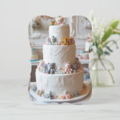 フェスティバル玩具付飾き白層ケーキ (スタンド正面)