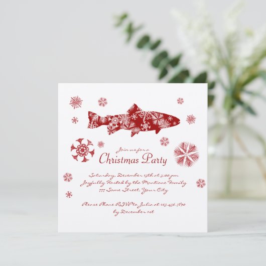 フェスティバル白魚と赤魚のクリスマスパーティー 招待状 (スタンド正面)