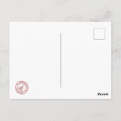 フェスティバル眠る猫カラフルペットラバーアート ポストカード (裏面)