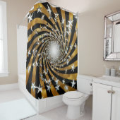 フェスティバル祝と場面 シャワーカーテン (インサイチュ)