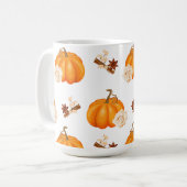 フェスティバル秋カボチャとスパイスマグ コーヒーマグカップ (正面左)