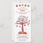 フェスティバル秋ツリーハローウィンパーティ 招待状 (正面)