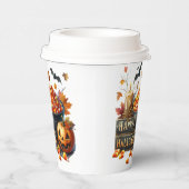 フェスティバル秋ハッピーハローウィンキャンディーコーン紙カップ 紙コップ (右)