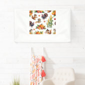 フェスティバル秋収穫水彩模様クラシックT- 横断幕 (インサイチュ)