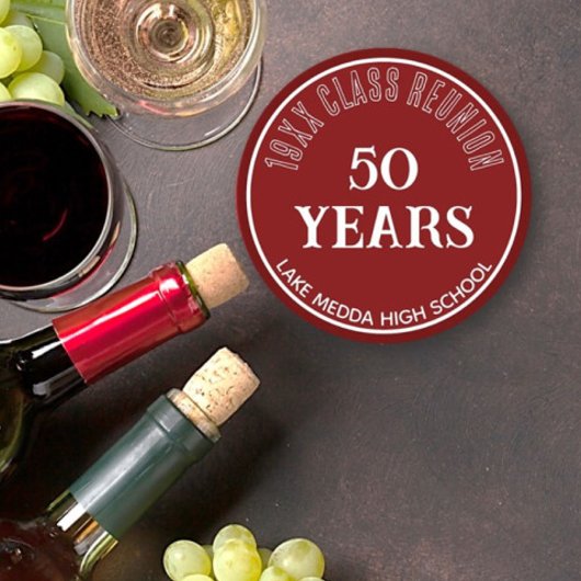 フェスティバル第50類懇親会コースター ラウンドペーパーコースター