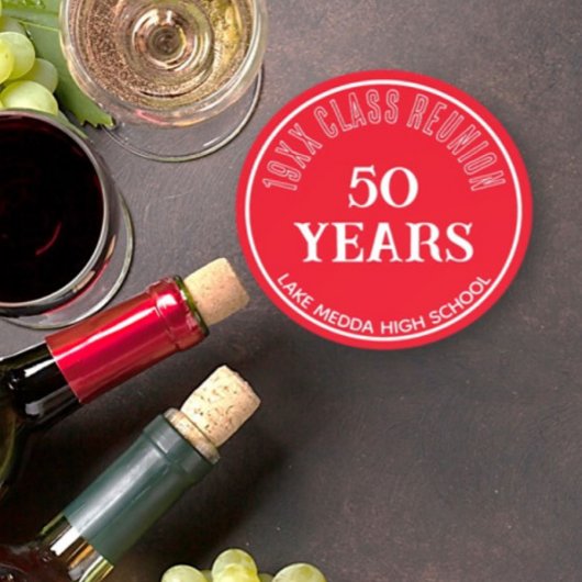 フェスティバル第50類懇親会コースター ラウンドペーパーコースター