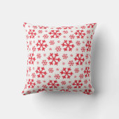 フェスティバル紅白スノーフレーク型枕 クッション (裏面)