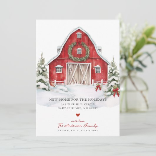 フェスティバル納屋周囲の庭のクリスマスの移動告知 案内状 (スタンド正面)