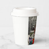 フェスティバル紙カップおもしろい家族全員。 紙コップ (右)