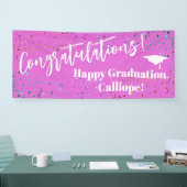 フェスティバル紙吹雪卒業生 横断幕 (トレードショー)