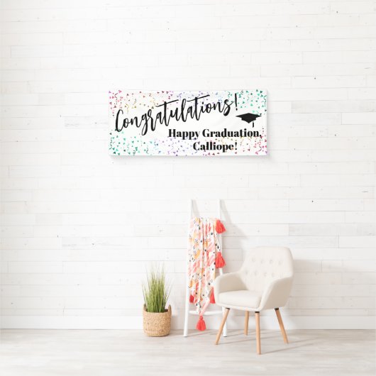 フェスティバル紙吹雪卒業生 横断幕 (インサイチュ)