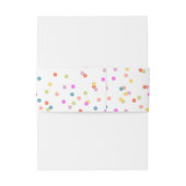 フェスティバル紙吹雪結婚式招待状ベリーバンド 招待状ベリーバンド (裏面例)