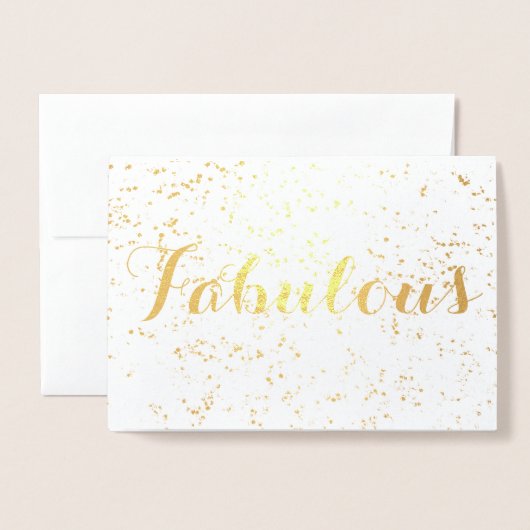 フェスティバル素晴らしい誕生日 箔カード (封筒付き正面)