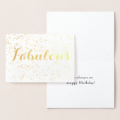 フェスティバル素晴らしい誕生日 箔カード (ディスプレー)