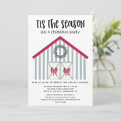 フェスティバル素朴クリスマスバーンクリスマスパーティー 招待状 (スタンド正面)