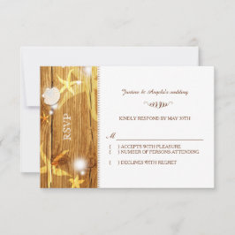 フェスティバル素朴ビーチ結婚式 出欠カード