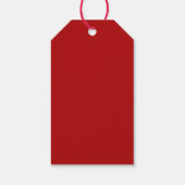 フェスティバル結婚フローラパーソナライズされた ギフトタグ (裏面)