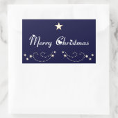 フェスティバル縁ど星 長方形シール (バッグ)