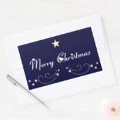 フェスティバル縁ど星 長方形シール (封筒)