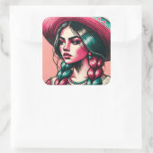 フェスティバル美女メキシコ スクエアシール (バッグ)