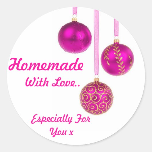 フェスティバル自家製ステッカー ラウンドシール (正面)