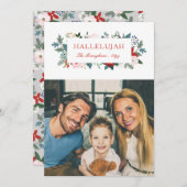 フェスティバル花模様写真 シーズンカード (正面/裏面)