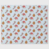 フェスティバル花模様 ラッピングペーパー (フラット)