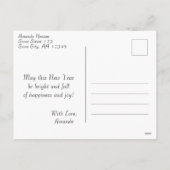 フェスティバル花火の年2020 (メッセージあり) シーズンポストカード (裏面)