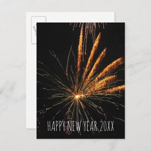 フェスティバル花火フォトハッピー新年2023 シーズンポストカード (正面/裏面)