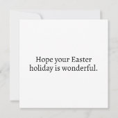 フェスティバル芸術的イースターエッグコラージュ カード (裏面)