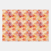 フェスティバル葉テラッツォエフェクト名前をカスタムする ラッピングペーパーシート (正面2)