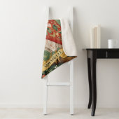 フェスティバル葉フクロウパーソナライズされた シェルパブランケット (インサイチュ)