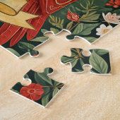 フェスティバル葉フクロウパーソナライズされた ジグソーパズル (側面)