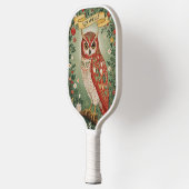 フェスティバル葉フクロウパーソナライズされた ピックルボールラケット (左)