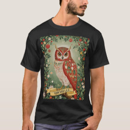 フェスティバル葉フクロウパーソナライズされた Tシャツ