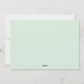 フェスティバル葉 | 書道の休日の非写真 シーズンカード (裏面)